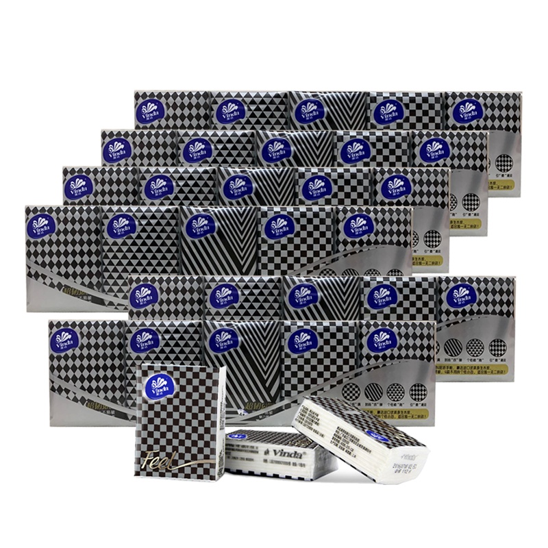 【6条60包】维达4层手帕纸 清香型魅力雅香味加厚7片/包随身小包纸餐巾纸面巾纸湿水可用英伦风格精美包装