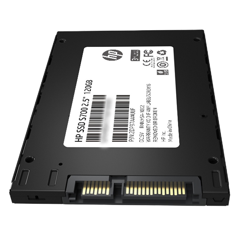 惠普 S700 SATA3.0接口SSD固态硬盘 120G 黑色 (单位:个)