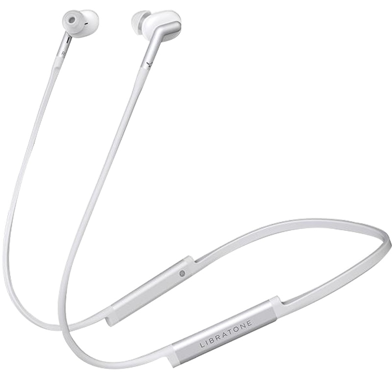Libratone(小鸟耳机) TRACK+ 入耳式无线智能降噪耳机 蓝牙运动耳塞 颈挂式蓝牙耳机 白色