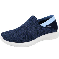 回力男鞋春夏男士跑步鞋低帮休闲鞋透气飞织鞋一脚蹬懒人鞋 WXY-6189