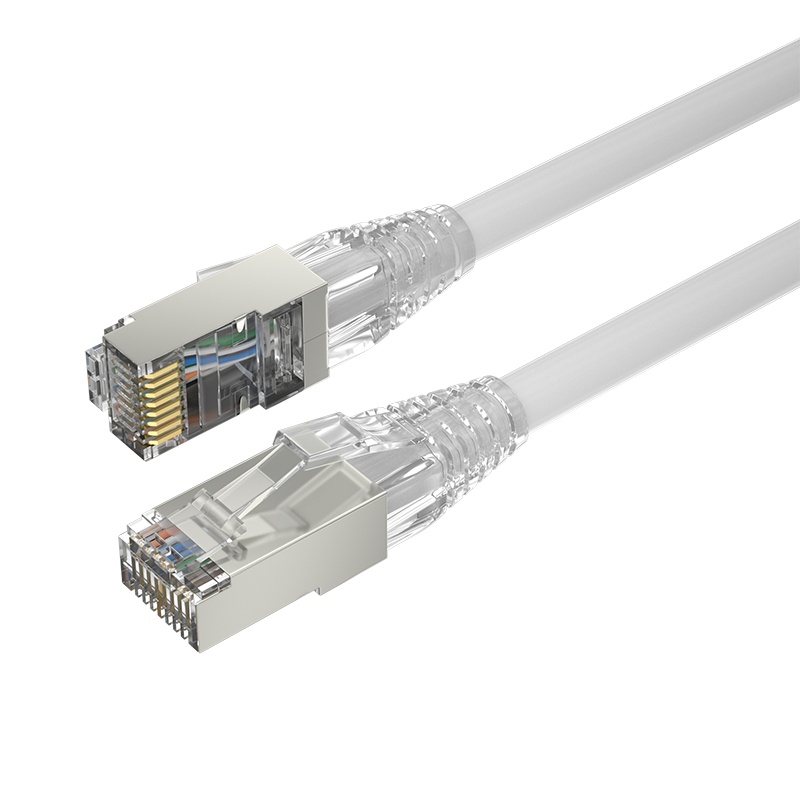 千天(QANTOP)CAT6网线工程家用宽带监控电脑跳线无氧铜芯双绞六类千兆高速成品网线数据机箱布线系统非屏蔽可定制白色