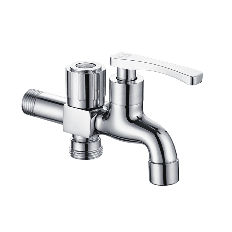 潜水艇多功能洗衣机水龙头全铜三通一进二出水洗衣机双头双出水两用LS2