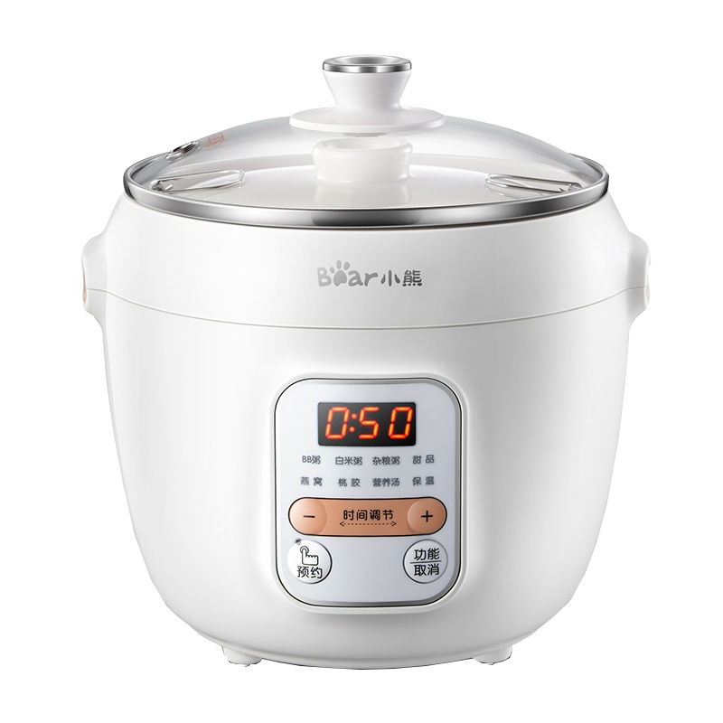 Bear/小熊DDZ-C10F1电炖锅家用陶瓷全自动隔水炖盅迷你煲汤锅煮粥