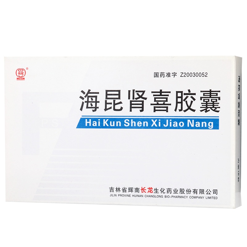 长龙 海昆肾喜胶囊 0.22g*18粒/盒