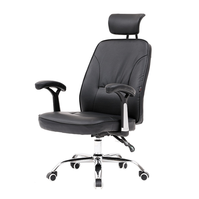 全简电脑椅办公椅子人体工学椅老板椅可躺升降转椅黑色
