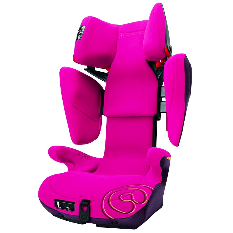 重庆保税直发 德国CONCORD康科德变形金刚X-BAG儿童安全座椅 3-12岁 玫瑰粉