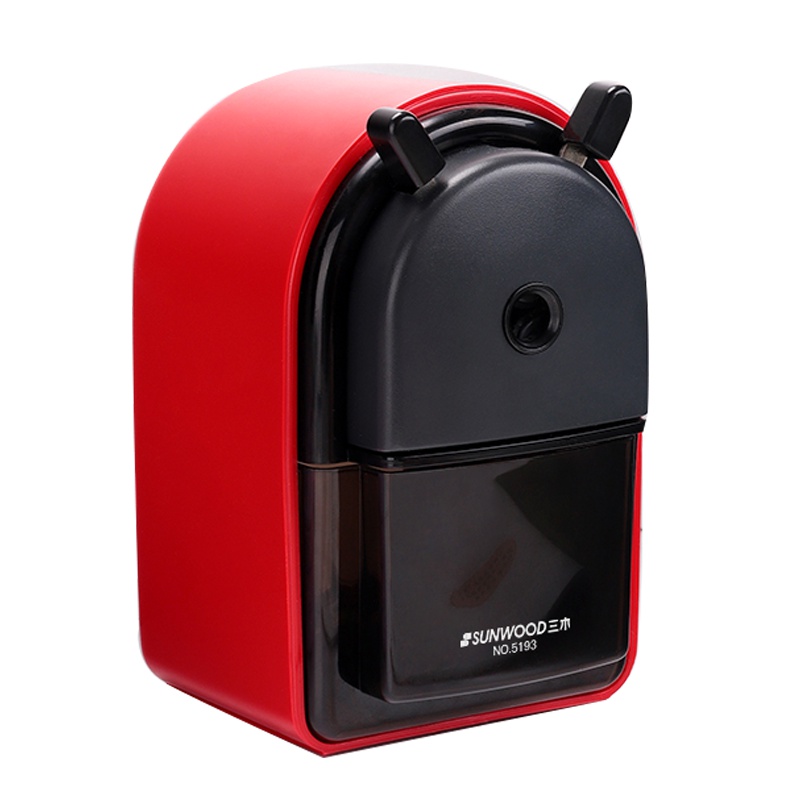 三木(SUNWOOD)5193削笔机卷笔刀蓝色手摇削笔器转笔刀小学生用削笔刀手动儿童削铅笔机铅笔刀钻笔刀多功能素描美术生