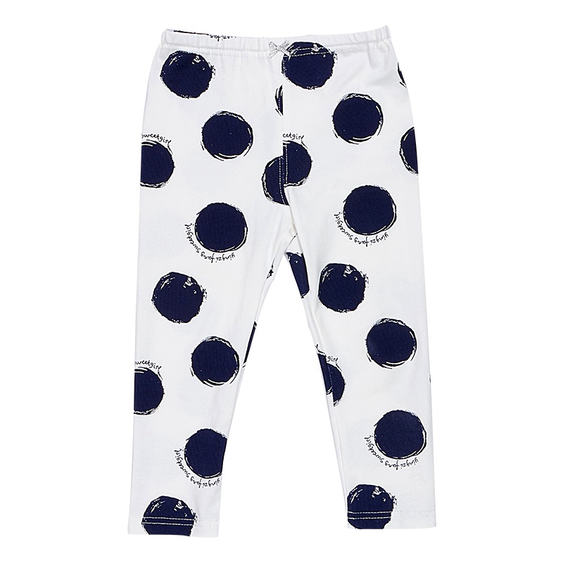 婴姿坊女童打底裤印花长裤休闲裤子儿童春款