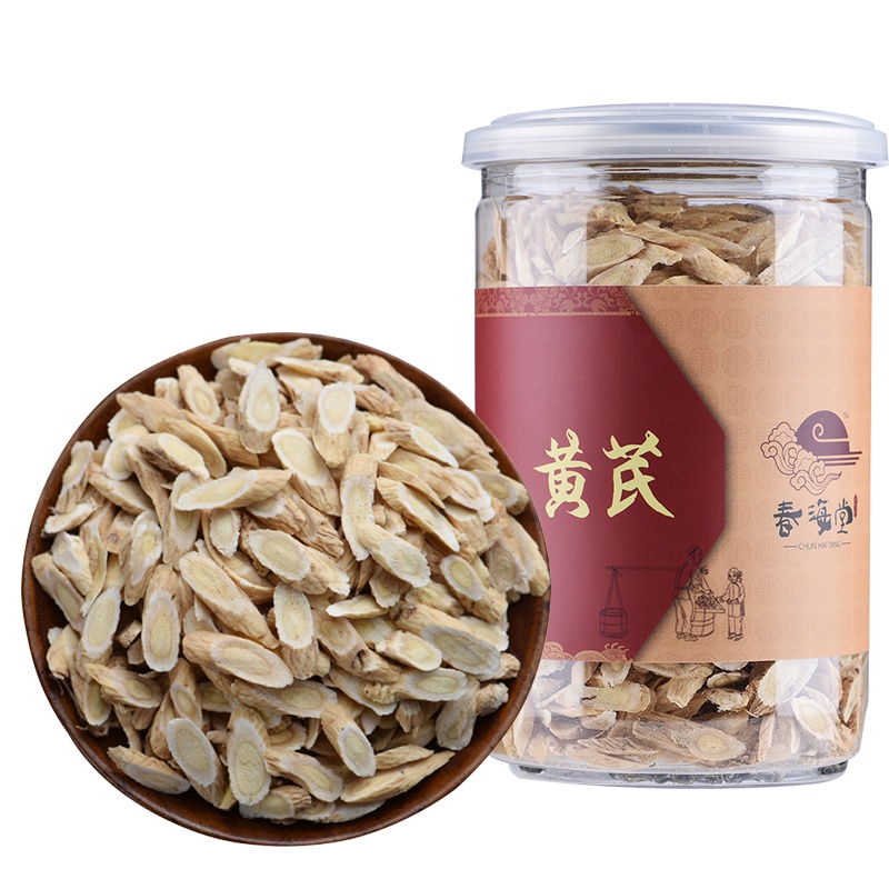 春海堂 黄芪 甘肃精选 黄芪片 250克/罐 可搭配党参当归片