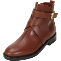 BURBERRY 博柏利 女款 牛皮靴子短靴皮靴 80192701