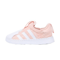 阿迪达斯(adidas)女婴童三叶草系列休闲一脚蹬板鞋EF9173