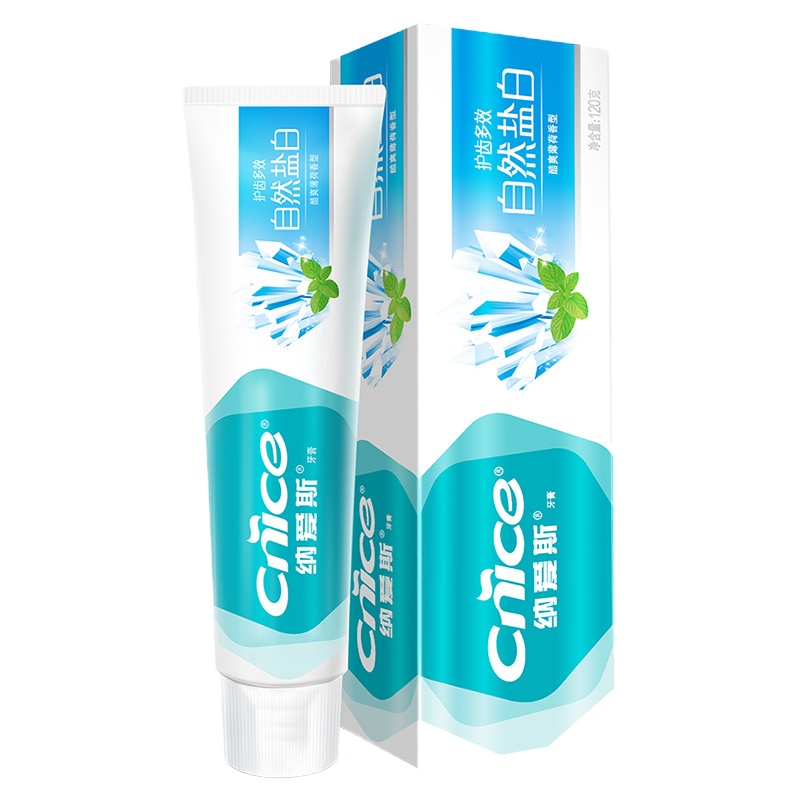 纳爱斯 自然盐白牙膏120g