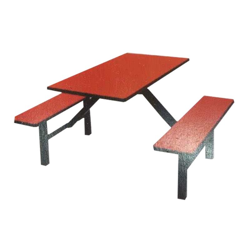 日盛达仁食堂餐厅连体餐桌