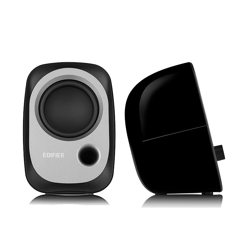 漫步者(EDIFIER)R12U 台式电脑音响小音箱迷你笔记本2.0USB低音炮 黑色
