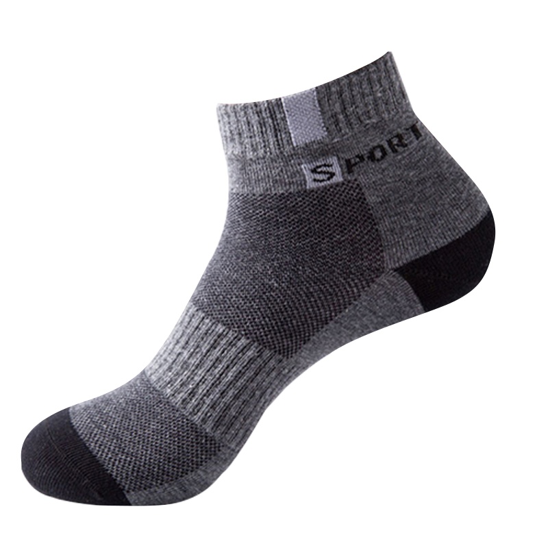浪莎6双袜子男士薄款纯棉运动透气防臭吸汗男袜