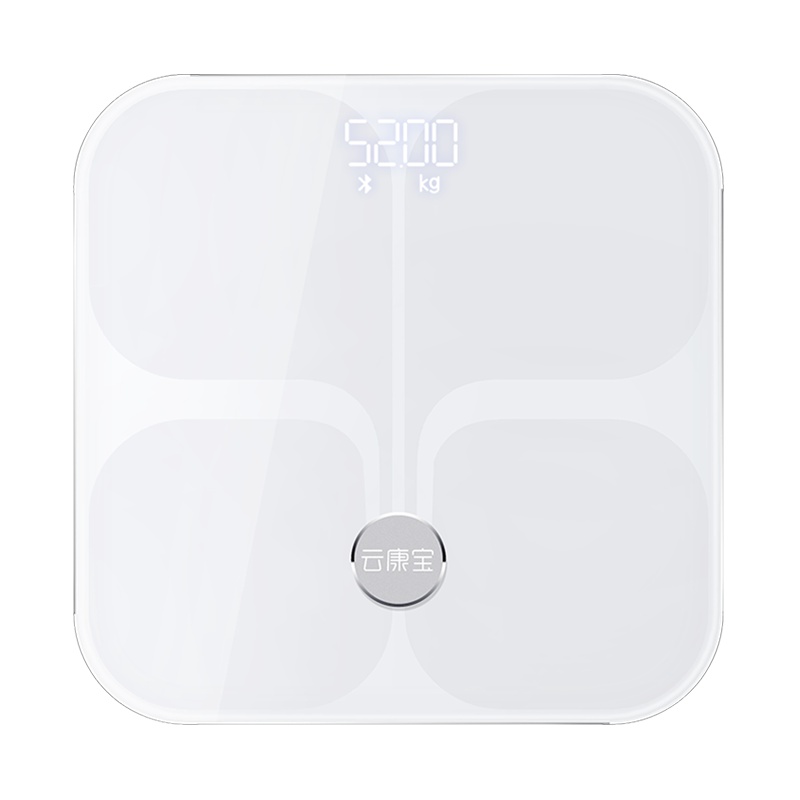 云康宝(Yolanda)健康秤 华为智慧生活生态产品 体脂秤 体脂称 电子秤人体 家用精准体重秤 白色