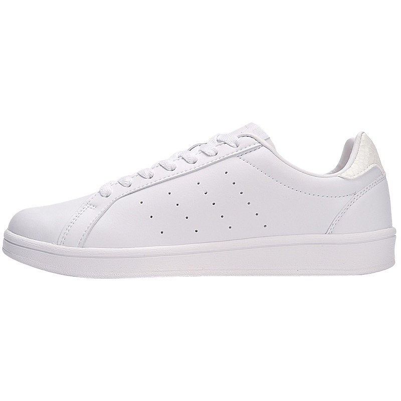 李宁PURE男子滑板鞋小黑鞋经典休闲鞋AGCM197-5 AGCM197-6标准白+新基础黑 39.5码