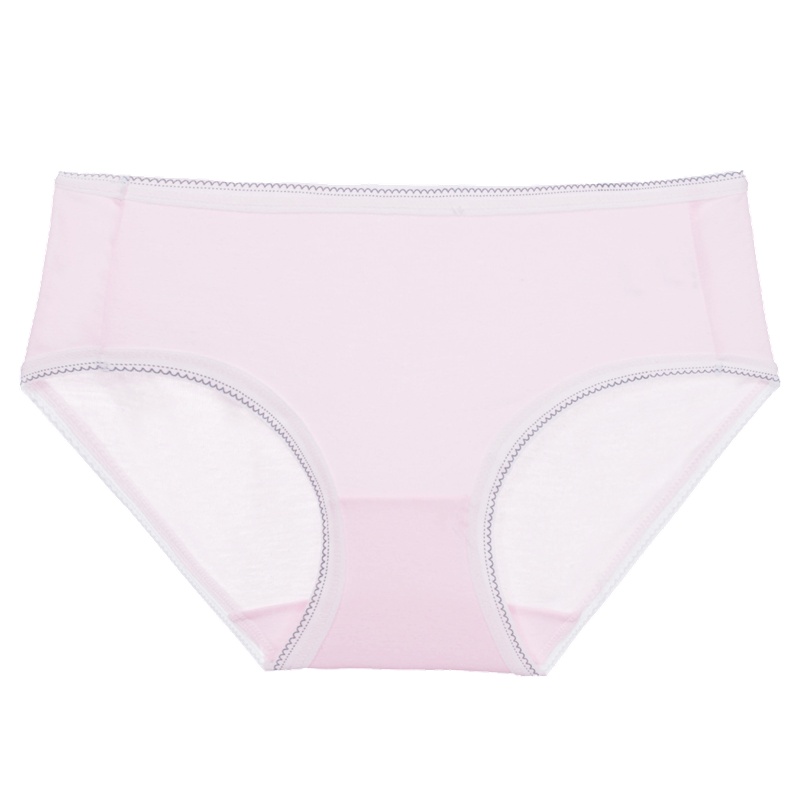 都市丽人4条装 马卡龙色系甜美舒适低腰平角组合女士内裤2K9A16