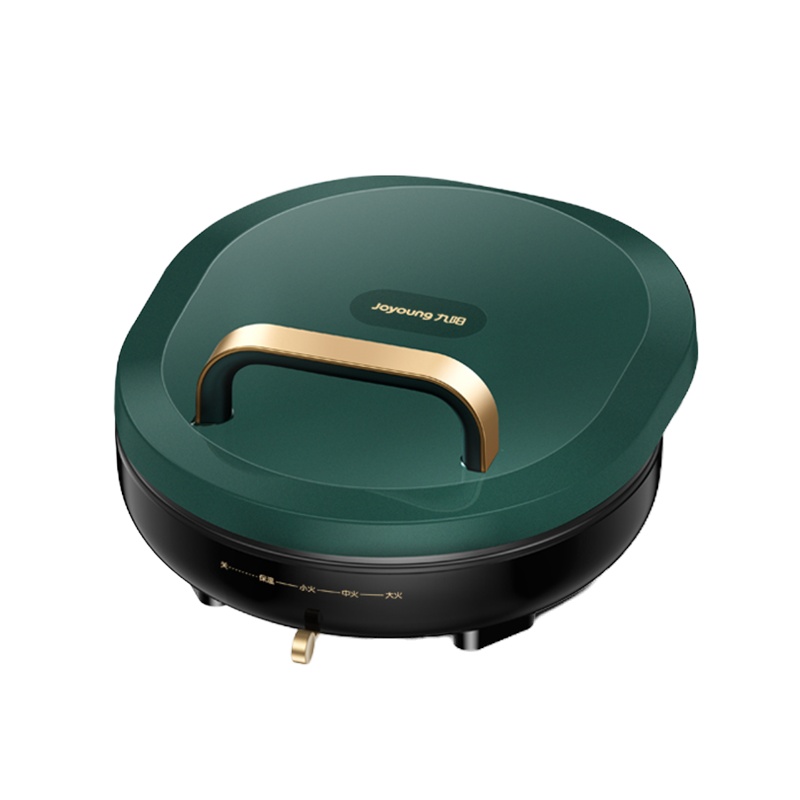 九阳(Joyoung) 电饼铛 家用煎饼锅双面加热烤饼机 加大加深烙饼锅电煎锅饼铛多功能煎烤机JK30-GK115复古绿