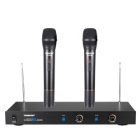 得胜(TAKSTAR)TS-6700HH一拖二无线麦克风手持式会议主持无线话筒 家用舞台KTV演出麦克风防啸叫 2手持