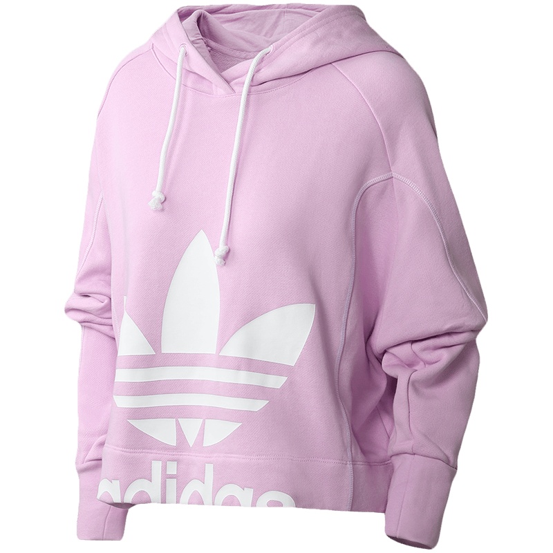 adidas阿迪达斯三叶草女装运动服休闲连帽卫衣FM1745