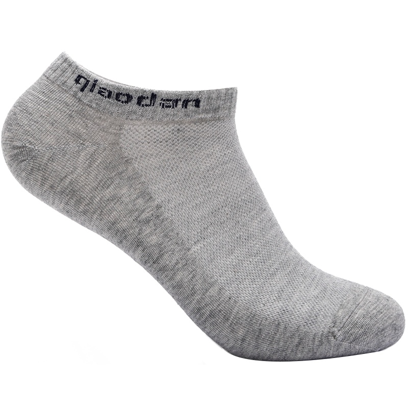 [单双装]乔丹袜子男2022秋季薄款浅口短袜ins潮男士船袜低帮透气棉袜运动袜男