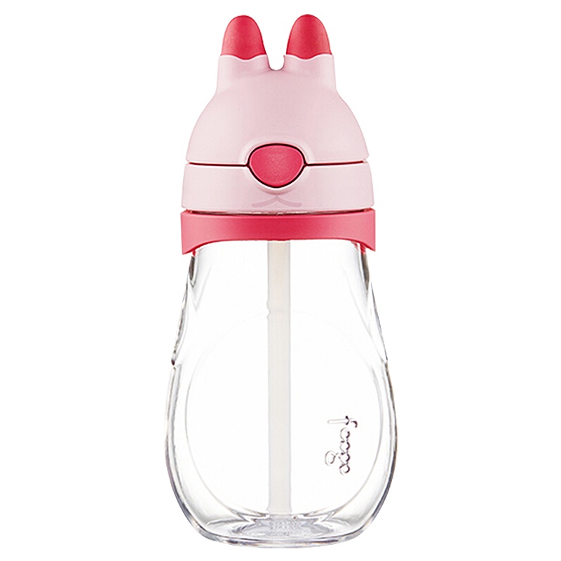 [Foogo系列兔子杯]THERMOS膳魔師 儿童tritan塑料吸管水杯