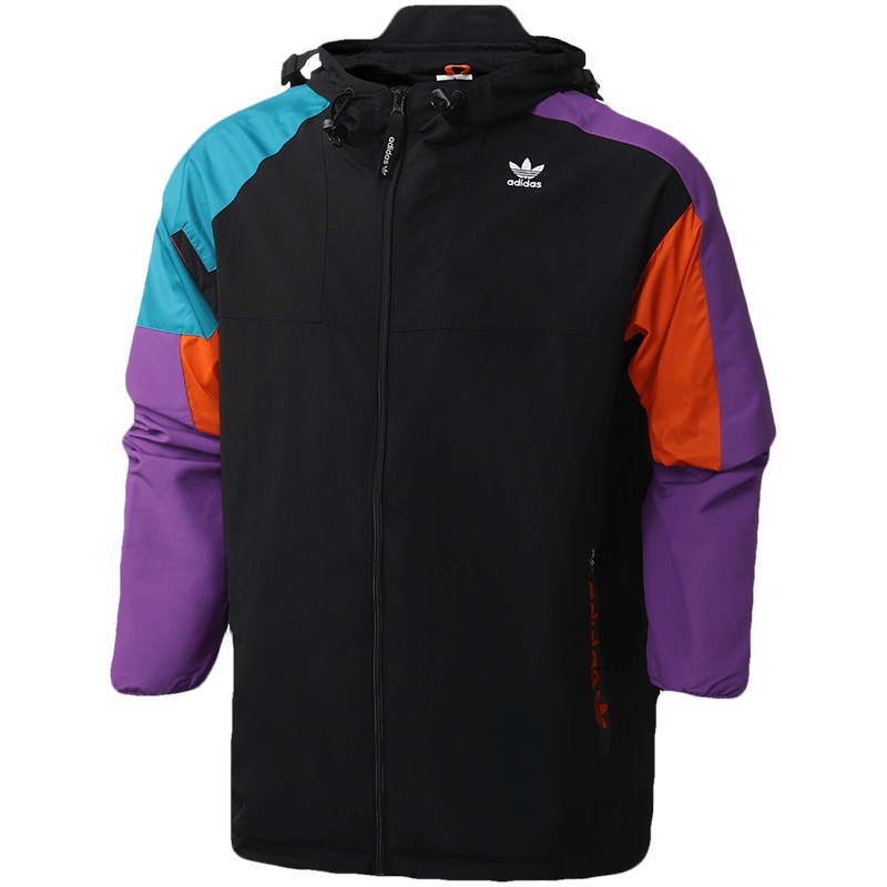 adidas阿迪达斯三叶草男装运动服休闲连帽外套GC8703