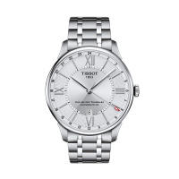 天梭(TISSOT)瑞士手表 商务简约雅致大气 杜鲁尔系列钢带男士机械表T099.429.11.038.00