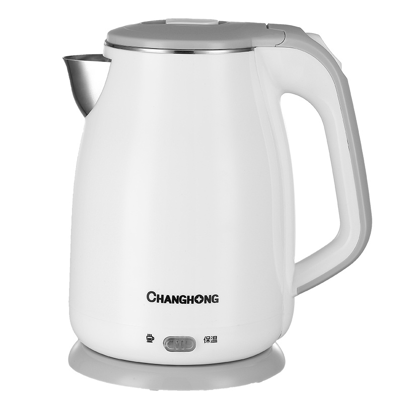 长虹CHANGHONG 304不锈钢电水壶 1.8L大容量双层防烫24H保温煮水无异味准温控CSH-18E29