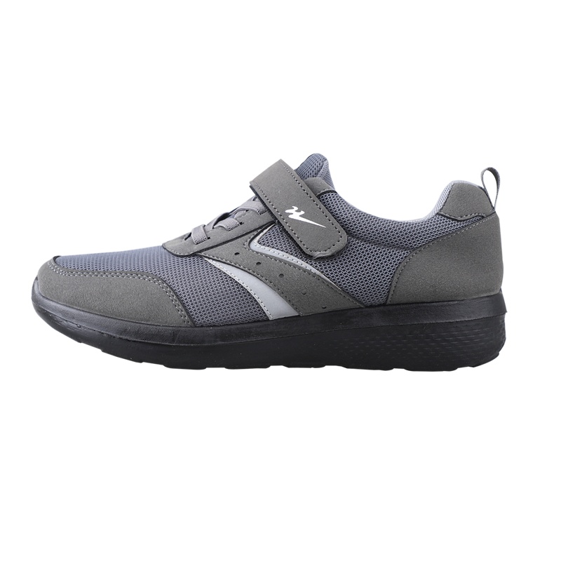 双星休闲鞋夏季中老年健步运动鞋男软底妈妈鞋新款魔术贴防滑女鞋