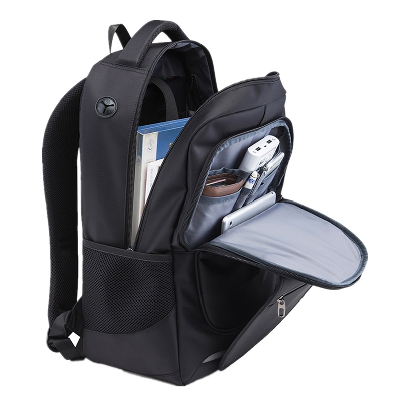 新款男士防水牛津布双肩包商务休闲笔记本电脑包韩版减压背包