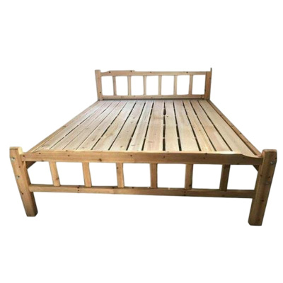 逐鹿中原实木床原木床 拼装木板床LH-285宿舍公寓用床 简约现代 经济 1.5米