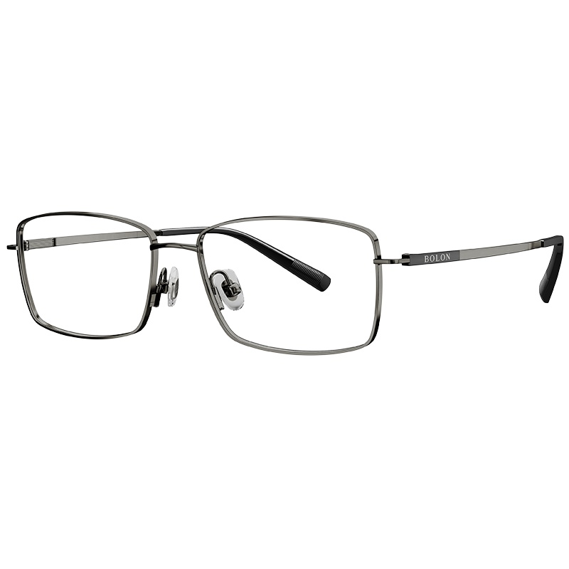 BOLON暴龙新品钛金属男款光学眼镜架商务潮方框近视镜框BJ1385