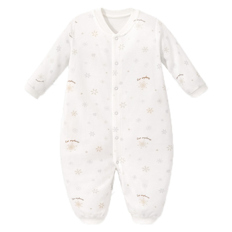 丽婴房婴儿衣服儿匹马棉连体衣春秋款男女宝宝纯棉哈衣爬服新