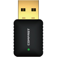 COMFAST CF-WU925A免驱 双频 随行WiFi发射接收器 usb台式笔记本通用 黑色