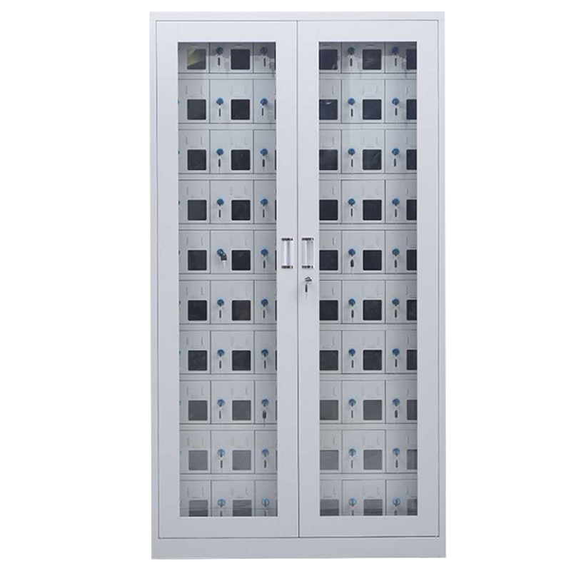 鸿业盛大60格充电手机柜办公柜文件柜储存柜不带轮可充电手机柜加厚款（960L*350W*1800H）