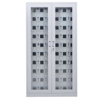 鸿业盛大60格充电手机柜办公柜文件柜储存柜不带轮可充电手机柜加厚款（960L*350W*1800H）