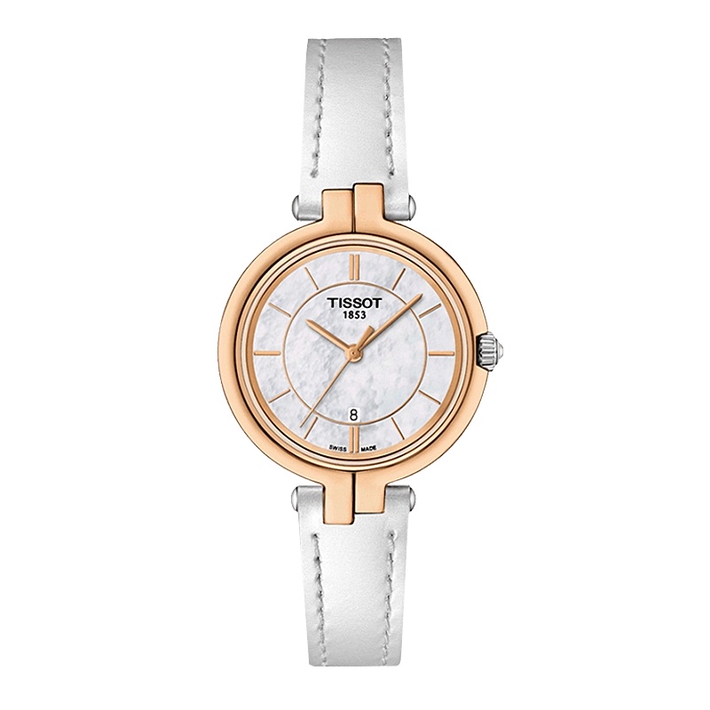 Tissot天梭弗拉明戈系列皮带女士石英表T094.210.26.111.01