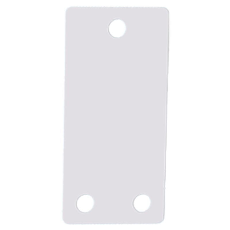 中云智创 通信机房标识牌电缆挂牌塑料光纤空白标32*68 三孔 100张装