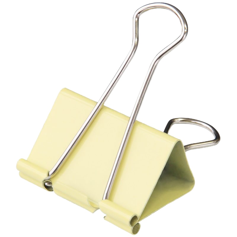 得力8561-1#黑色长尾票夹51mm(筒装)(黑)(12只/筒)铁票夹 文件夹子 资料试卷夹 办公文具用品 夹子 长尾