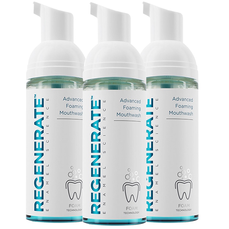 REGENERATE浓缩便携泡沫漱口水 50ml+50ml+50ml