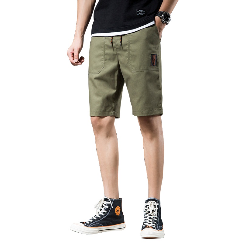 JEEP吉普正品男士短裤男裤子休闲裤夏季宽松大码五分裤纯棉多口袋工装裤男装薄款夏天户外旅游钓鱼百搭衣服