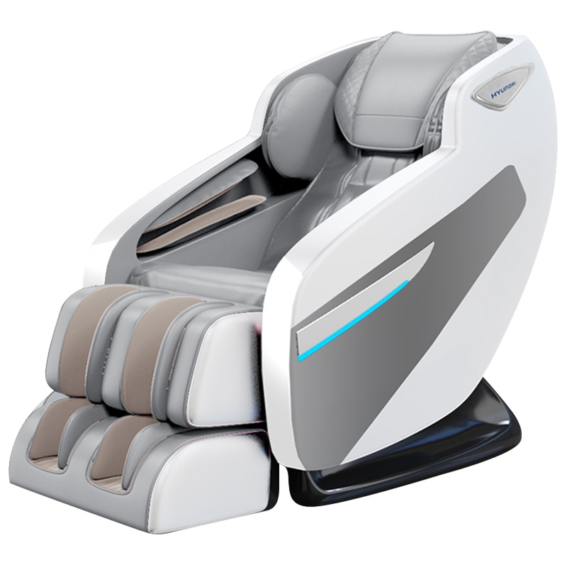 Lenovo/联想豪华按摩椅R3-B高配灰白色 家用全身全自动太空豪华舱小户型多功能电动沙发深V零重力颈椎肩腰揉捏按摩器