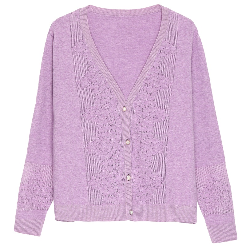 恒源祥女士针织开衫2020秋季新款女士百搭毛衣外套上衣