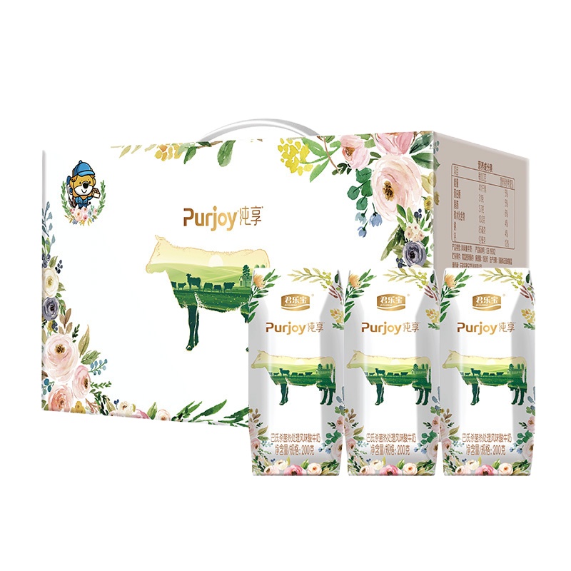 君乐宝纯享酸奶(原味)苏格拉宁1-12-200g (优惠特价款)