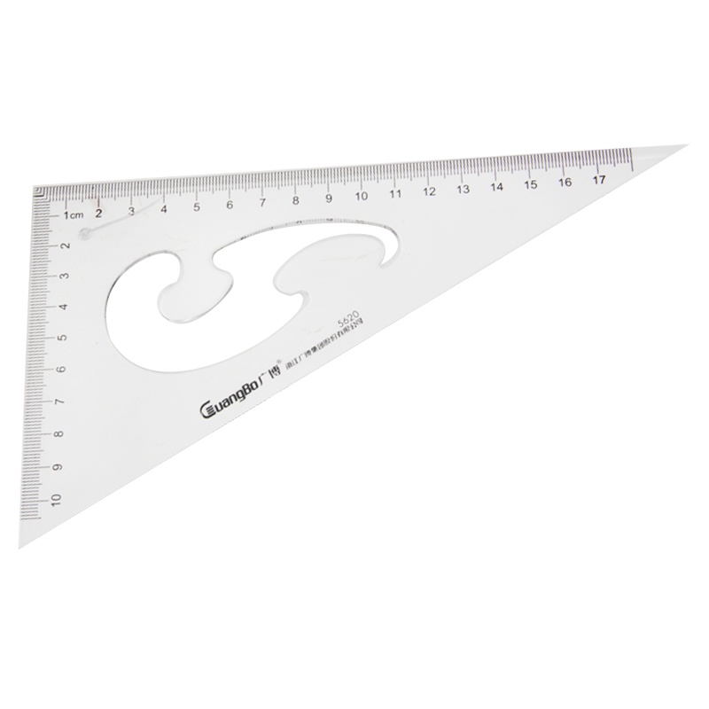 广博(GuangBo) CB5625 25cm25cm 多用斜边三角尺(单位:把)