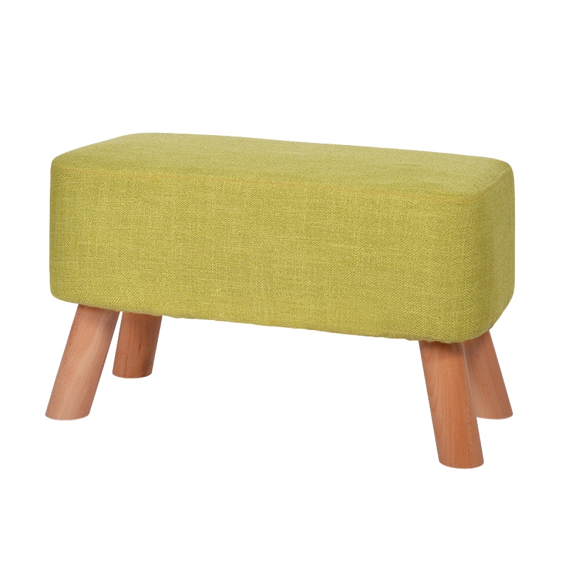 积木部落家用换鞋长凳简约现代茶几板凳客厅沙发凳子门口实木长条布艺穿鞋凳