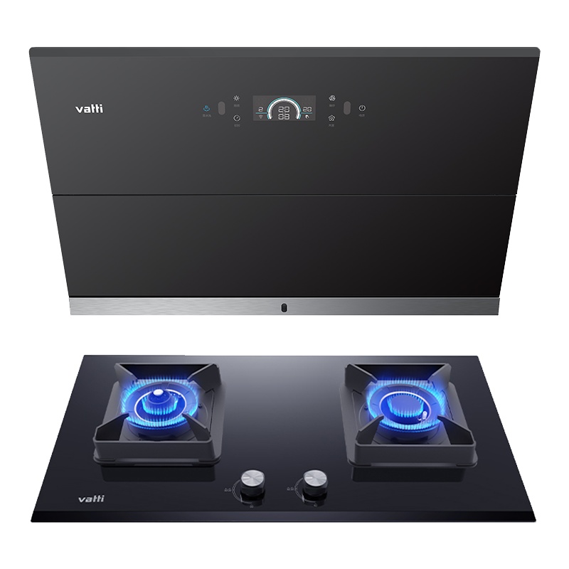 华帝(vatti)22立方挥手顶侧双吸油烟机灶具套餐i11116+53BF天然气蒸水洗4.5kW防干烧480Pa大风压