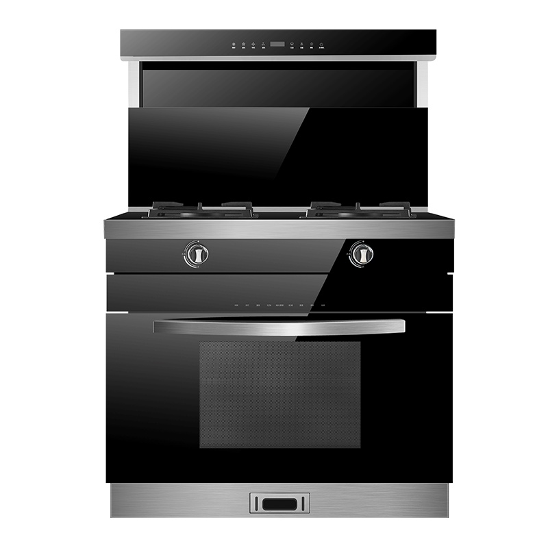 康宝(canbo)JJZT-ZKM6集成灶 一体灶 蒸烤一体 家用侧吸式抽油烟机 燃气灶蒸箱烤箱套装 天然气